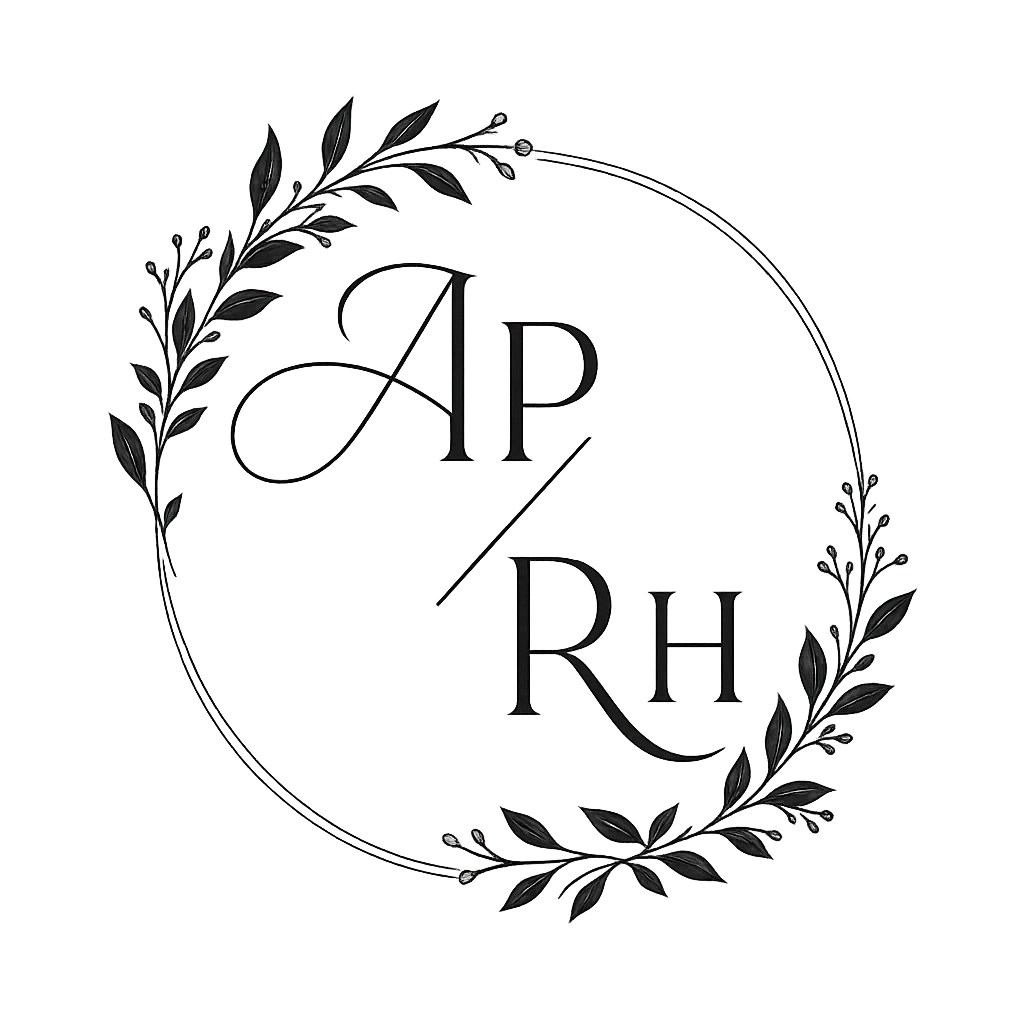 Logotipo do casamento de Ricardo e Ana